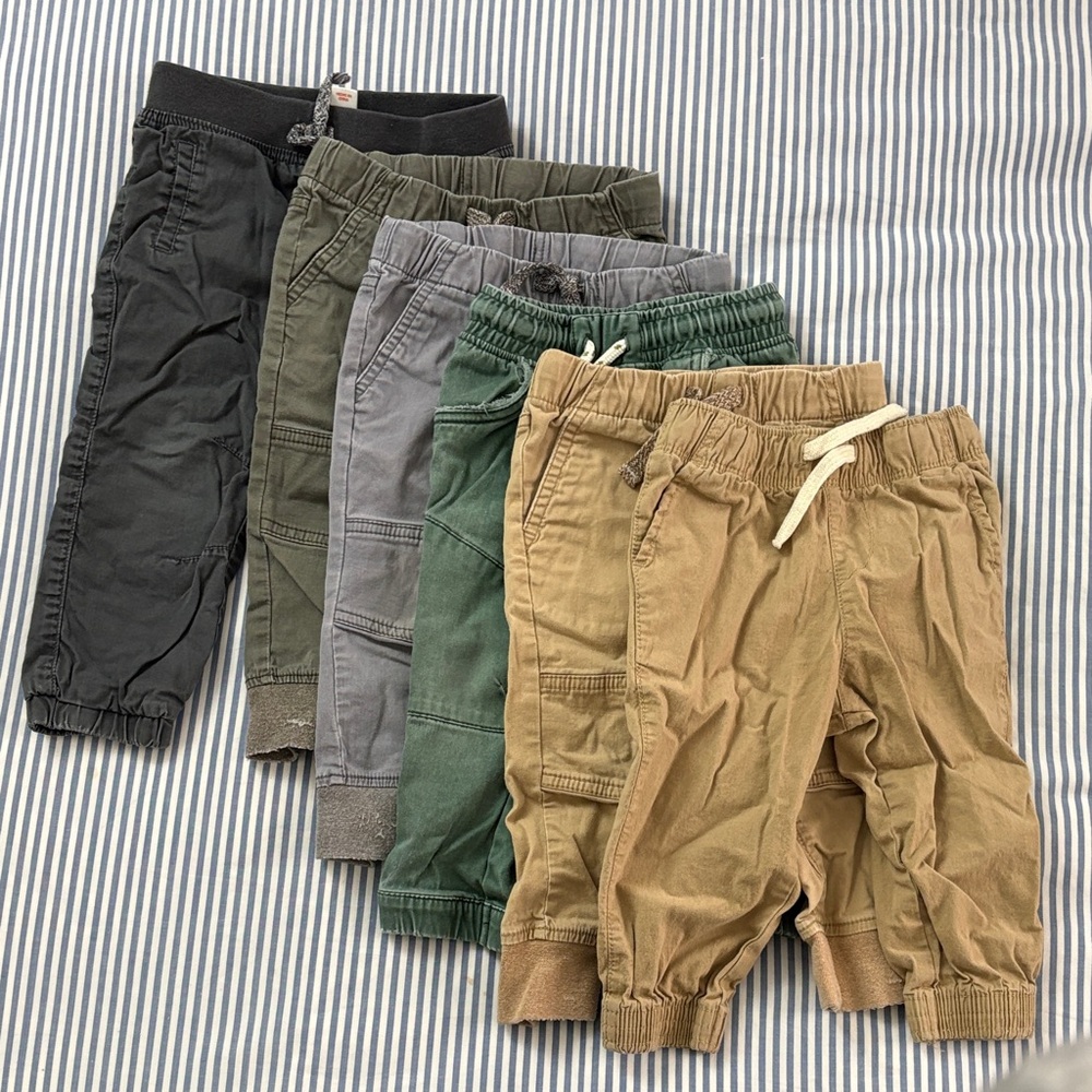 6 pairs toddler pants